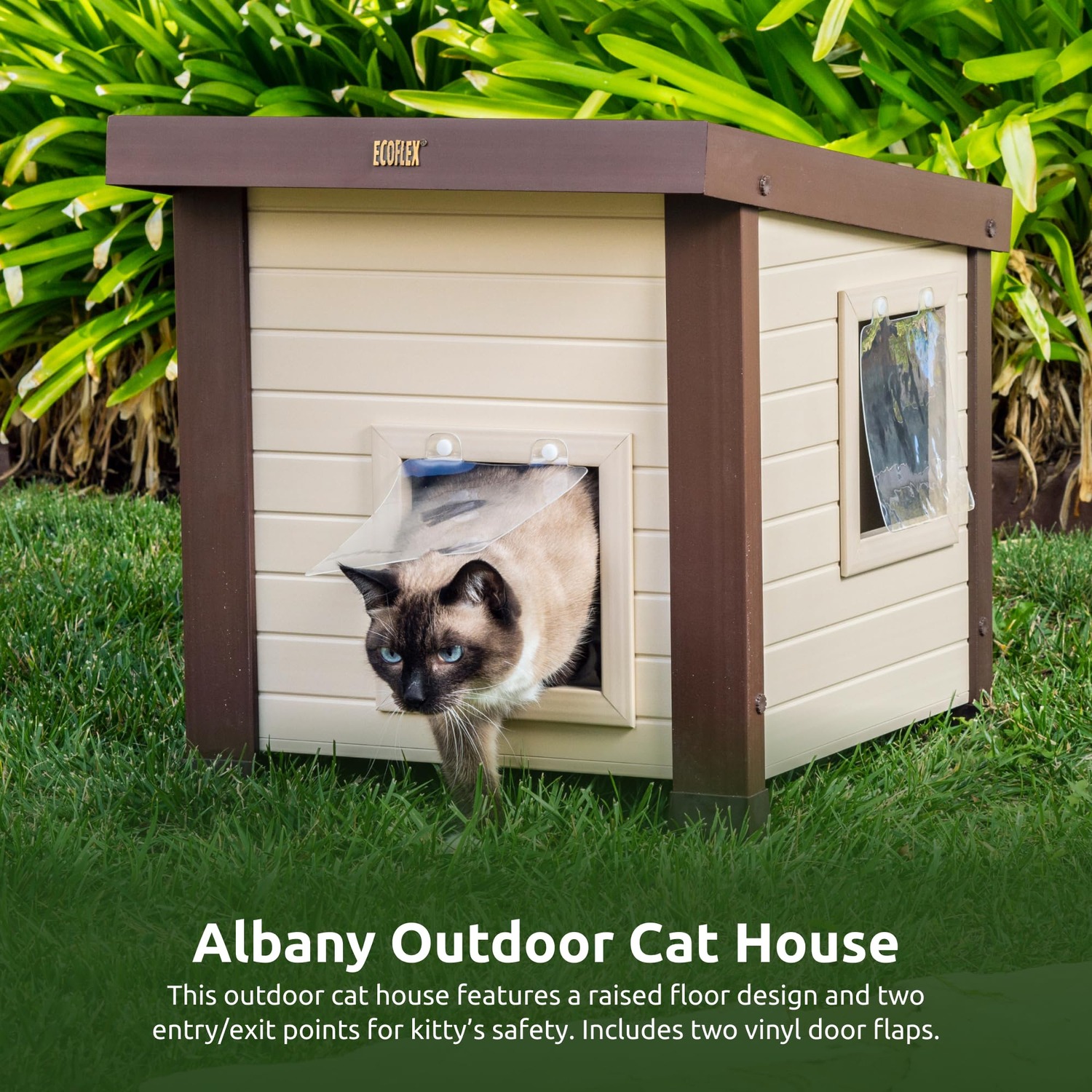 New Age Pet Outdoor Cat House: image 6