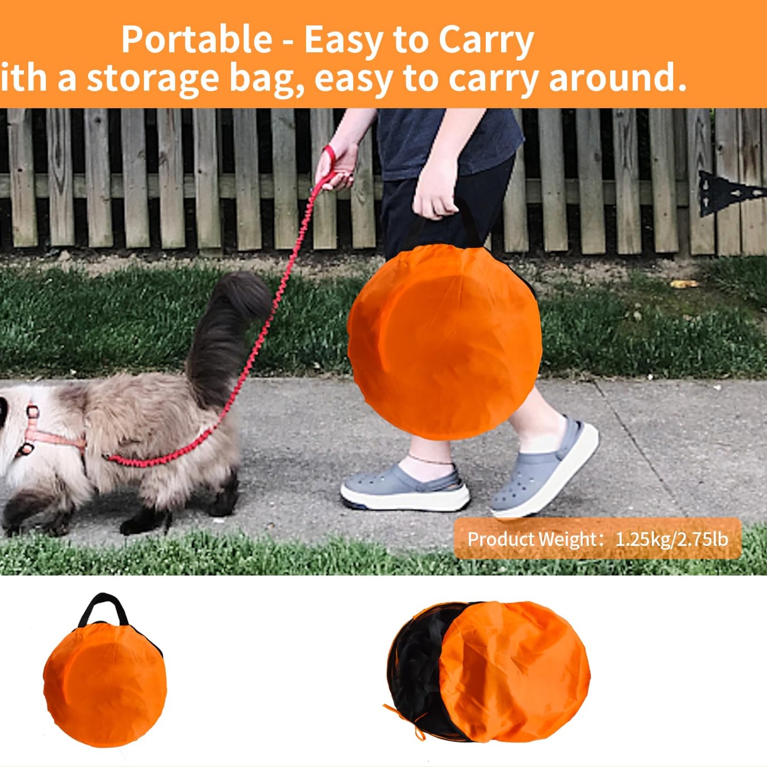 Foldable Cat Enclosure with Tunnel: image 3