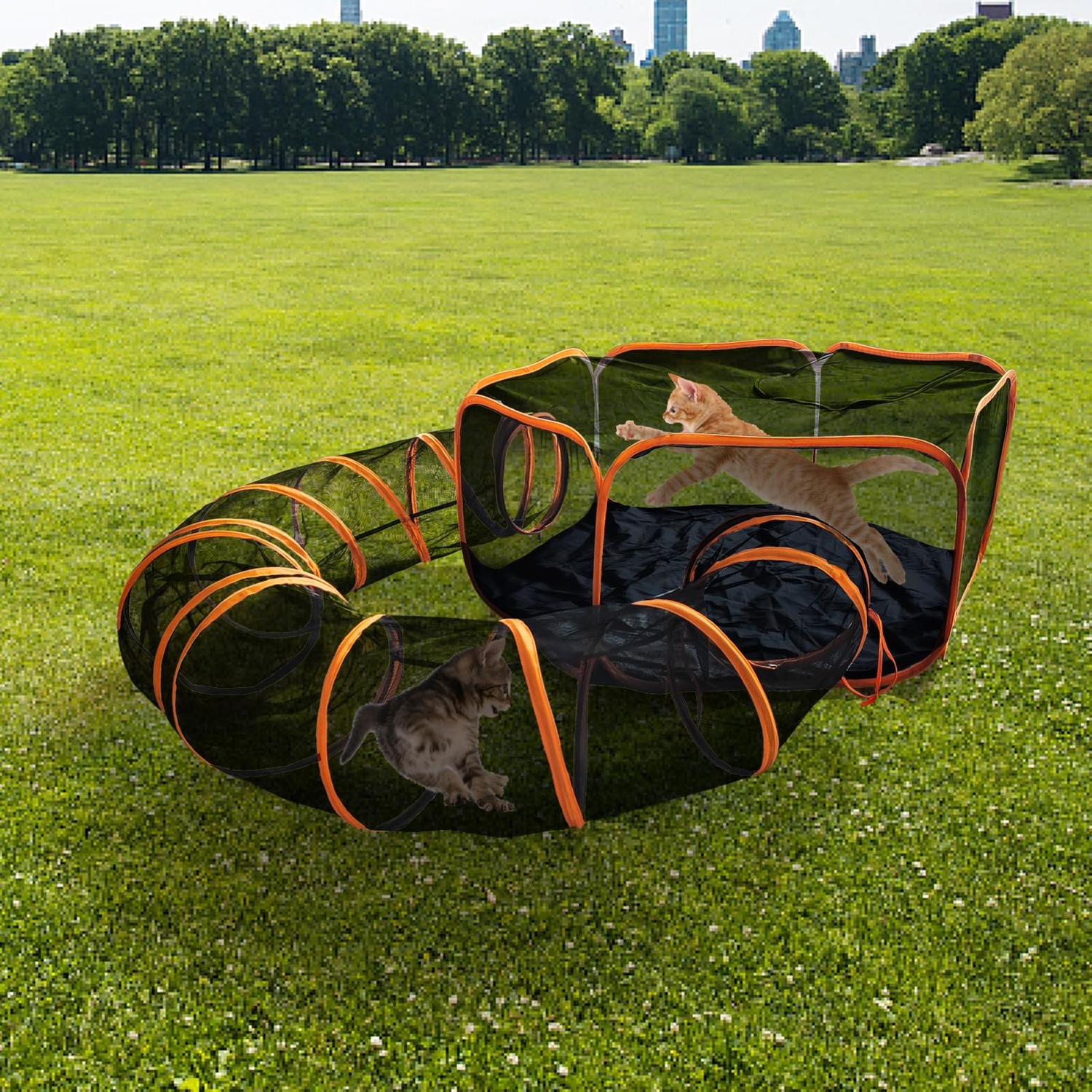 Foldable Cat Enclosure with Tunnel: image 7