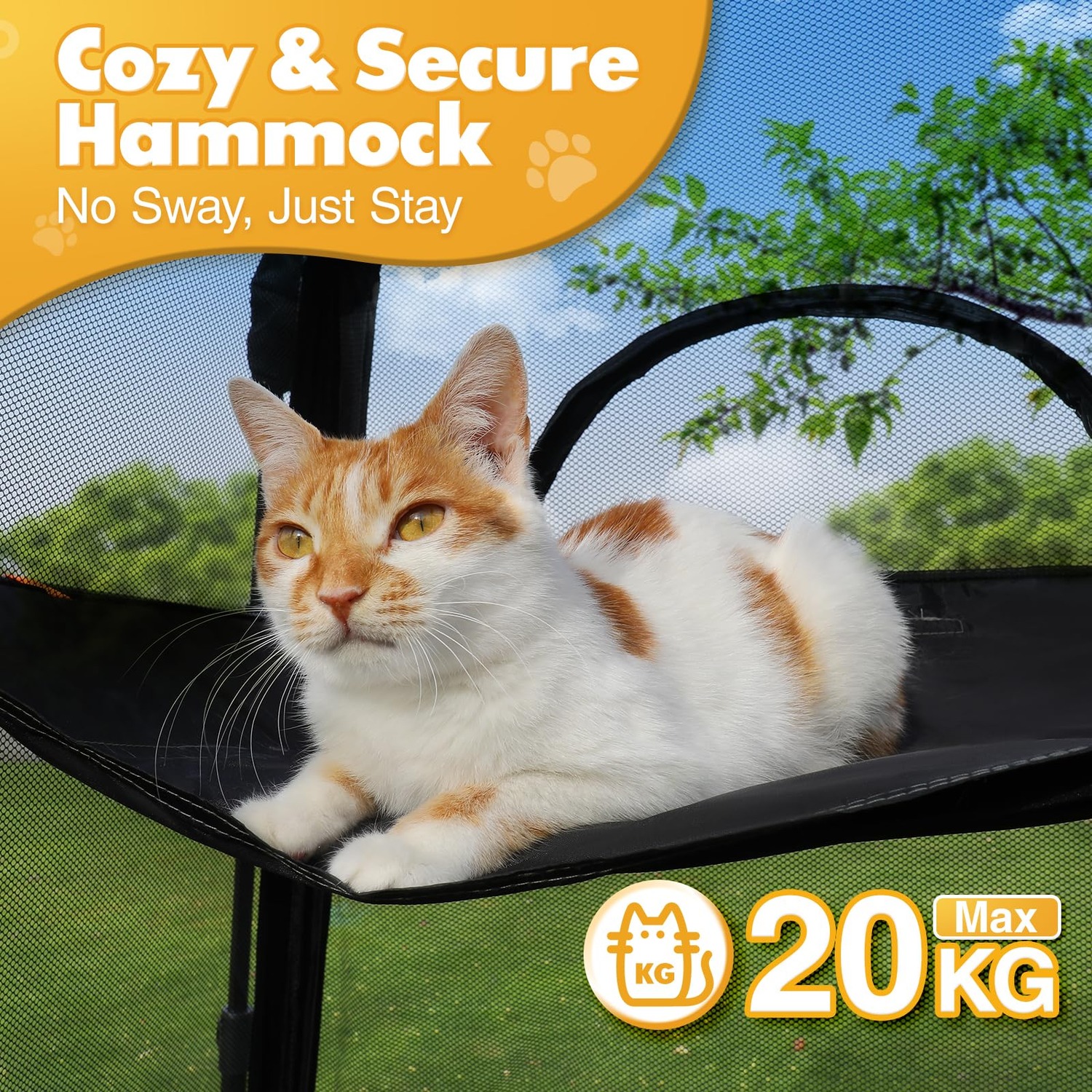 Pop-Up Cat Enclosure with Three-Tier Mesh Tent: image 6