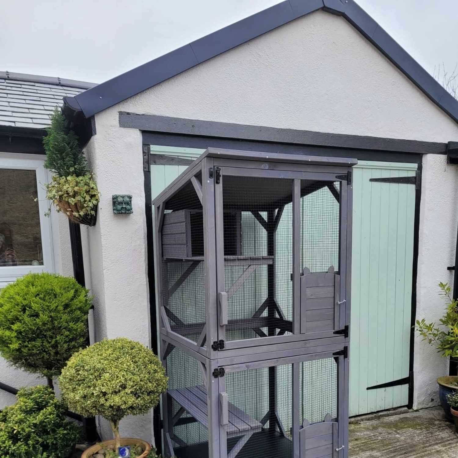 Walk-In Wooden Catio Outdoor Cat Enclosure: image 2